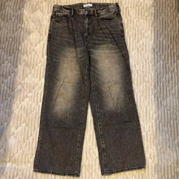 빈티지 라이크/라이트 온스 데님 배기 팬츠