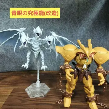 유희왕 프라모델 블루아이즈 얼티밋 드래곤과 엑조디아