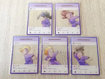 닌타마 란타로 아크릴 트레이딩 카드 플레이트 인스타풍 5학년 세트