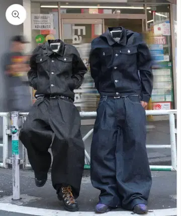 데님 자켓 벨벳 L 사이즈