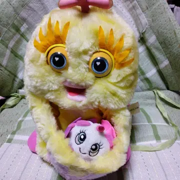 러브러브 귀여운 옐로우 컬러 봉제 인형과 작은 봉제 인형 포함