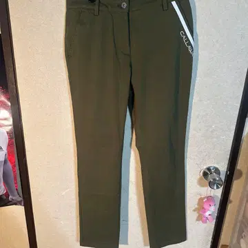 새상품급 CALLAWAY 올리브 슬림핏 팬츠