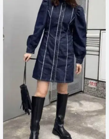 moussy 데님 원피스