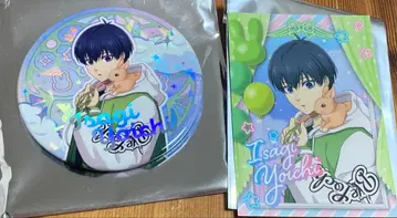 블루 록 Rabbit PACK BIG 캔뱃지 이사기 요이치