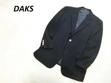 닥스 캐시미어 100% 메탈 버튼 테일러드 자켓 블랙 AB6