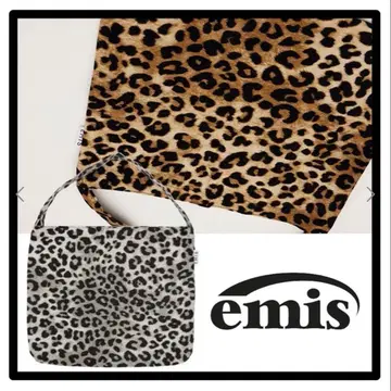 emis 레오파드 토트백 에코백 한국
