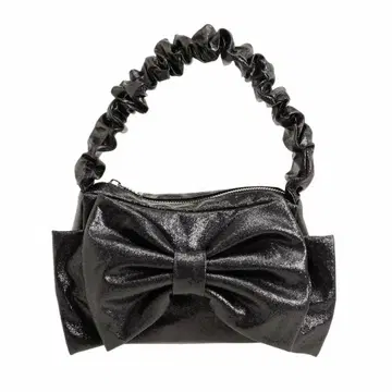 jouetie 리본 핸드백 블랙