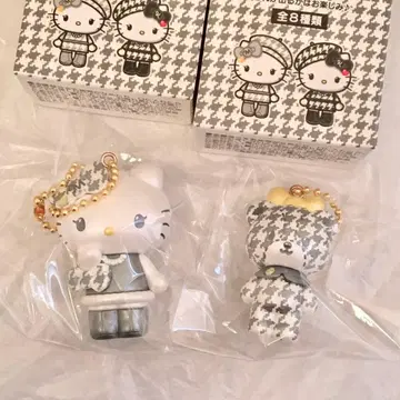 흑백 걸리시 시크릿 마스코트 참 산리오 미미 키티