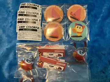 커비 가챠 캔뱃지 외 세트