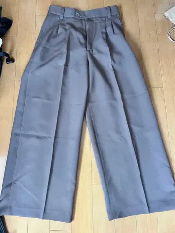 MtoR 브라운 와이드 슬랙스 사이즈 42