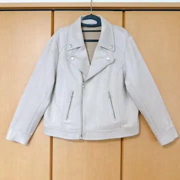 스웨이드 느낌 더블 라이더 자켓 4XL