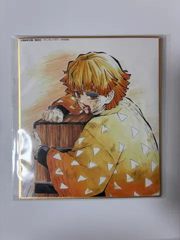 [ 즉시 구매 가능 ] 귀멸의 칼날 아가츠마 젠이츠 전집중전 색지