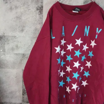 맨투맨 트레이닝복 레드 M A27,14