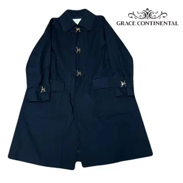 GRACE CONTINENTAL/코튼W 크로스코트/36/네이비