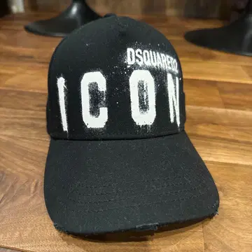 가격 인하! 새상품급! DSQUARED2 ICON 블랙 캡