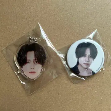 INI 후지마키 쿄스케 얼굴 아크릴 키링 미니 캔뱃지