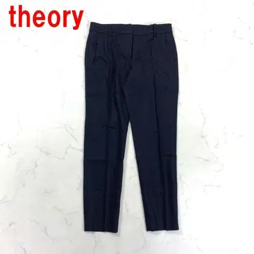 A5085 띠어리 슬랙스 테이퍼드 팬츠 울 네이비 네이비0