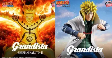Grandista 나미카제 미나토 우즈마키 나루토 피규어