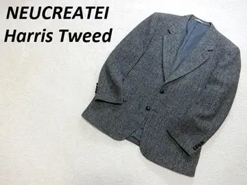 새상품급 NEUCREATEI 해리스 트위드 테일러드 자켓 그레이 AB6