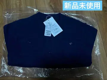 CABaN 코튼 캐시미어 크루넥 가디건 네이비 xs