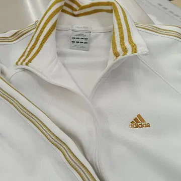 adidas 화이트 집업 자켓