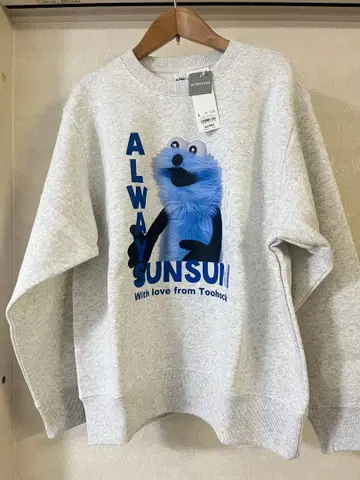 [ L ] 새상품 헤비웨이트 맨투맨 풀오버 퍼펫 순순 트레이닝복