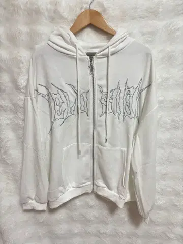 볼칸 & 아프로다이티 메탈 크로스 ZIP 후드티 화이트 M