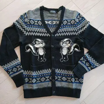 HYSTERIC GLAMOUR 스칸크 패턴 가디건 M