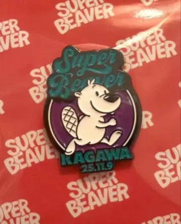 SUPER BEAVER 낙타 투개더 카가와 공연 한정판 핀 배지