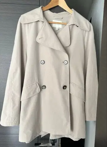 H&M 더블 브레스트 트렌치코트 베이지 s 사이즈
