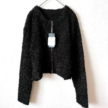 새상품 미사용 앙플랑뜨 데이즈 아우터 팬시얀 블랙 F 긴팔