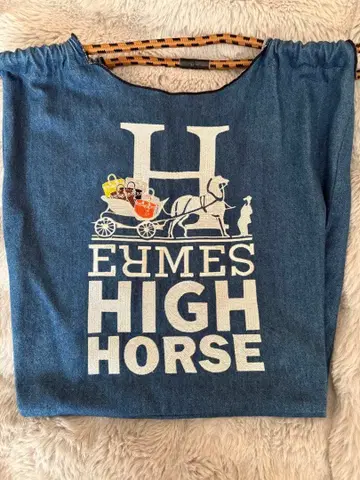 Account HORSE TOTE BAG 데님