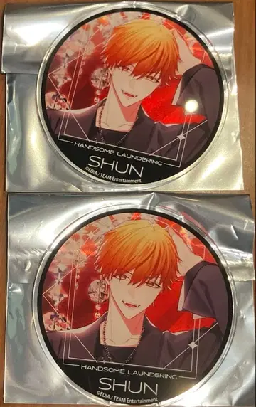 핸섬 론더링 삼다리 그라테 아크릴 코스터 히나타노 슌 2장