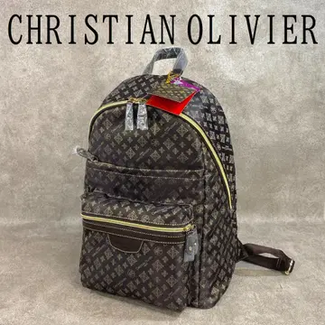 [ 미사용 ] 크리스찬 올리비에 A4 사이즈 대응 럭색 브라운