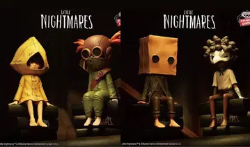 리틀 나이트메어 모니터 탑 피규어 식스 얼론 2종 세트
