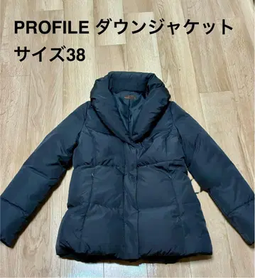 PROFILE 다운 자켓 사이즈 38 블랙