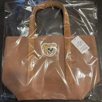 [ 미개봉 새상품 ] 올드 테디 와펜 토트백 베이지 소 사이즈