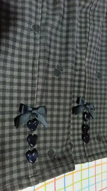 새상품 속기모 L 사이즈 사과 패턴 스트레치 팬츠 갤러리 비스콘티