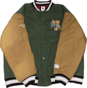 나일론 자켓 그린 베이지