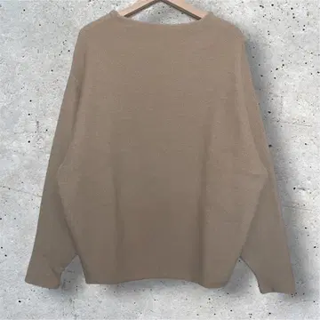 Plage R'IAM FEMININE 니트 캐시미어 혼방 돌먼 베이지