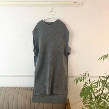 미즈이로 인드 mizuiroind 롱 니트 베스트