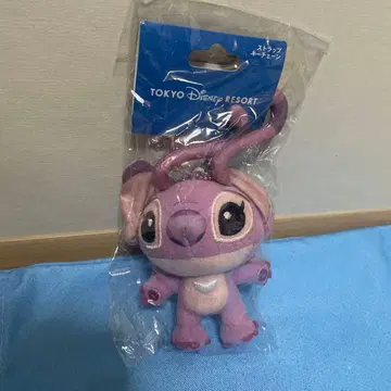 엔젤 봉제 인형 스트랩 키체인 디즈니 스티치