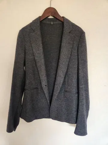 icb 다크 그레이 테일러드 자켓 1버튼