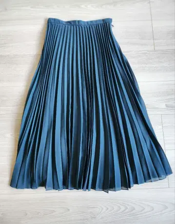 폴 스튜어트 플리츠 스커트 사이즈 4 블루그린