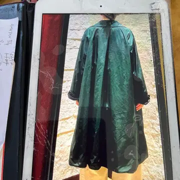 플랜테이션 그린 or 그레이 리버시블 코트 버튼 포함