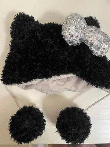 USJ 유니버셜 키티 모자 블랙