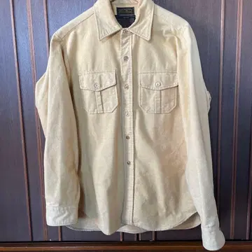 Eddie Bauer 긴팔 셔츠 크림색