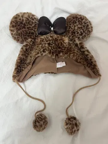 미니 레오파드 무늬 팬캡