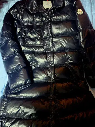 MONCLER 블랙 롱 다운 자켓