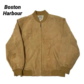 N-6012 보스턴 하버 스웨이드 레더 봄버 자켓 L